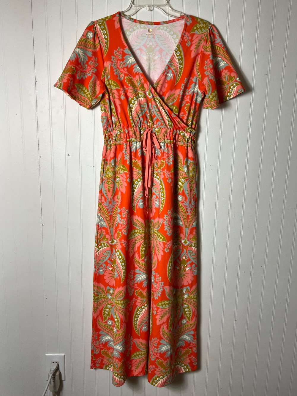 Spartina 449 Lea Midi Floral Paisley Dress Size Small